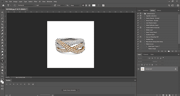 Photoshop white background
