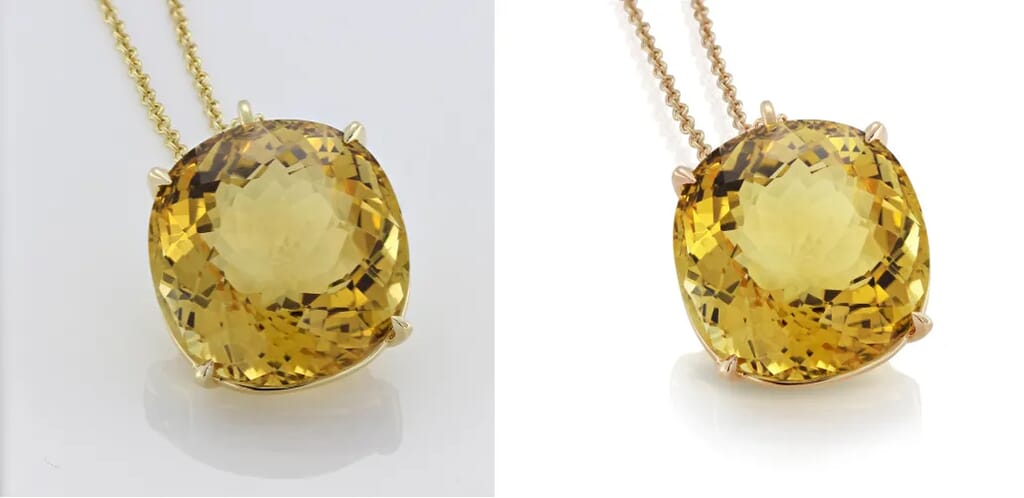 before and after jewelry image