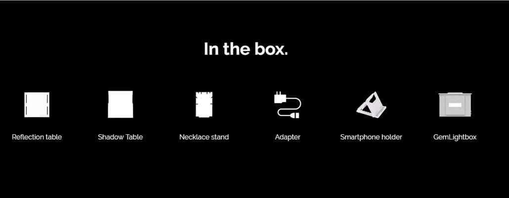 GEMLIGHTBOX kit accessories