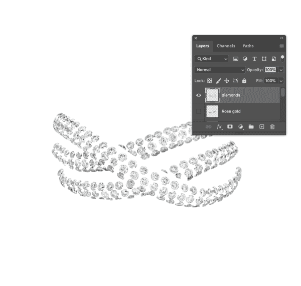 diamond retouching
