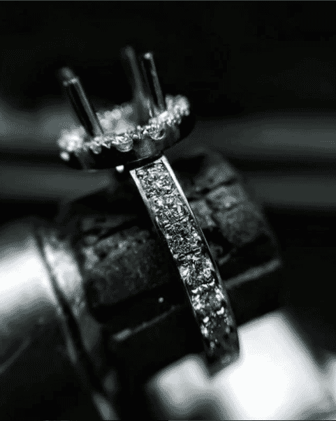 jewelry-making process shot