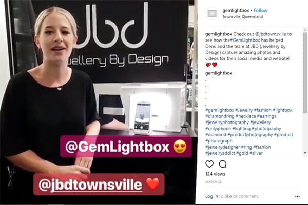 capturing jewelry using the gemlightbox
