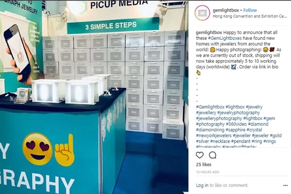 Picup Media uses call-to-action in its Instagram caption.