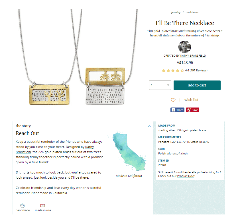 Humanize your product with creative jewelry product descriptions