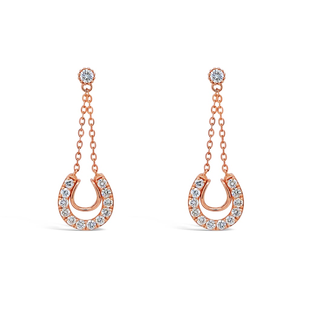 jewelry retouching service - earrings, after retouching.