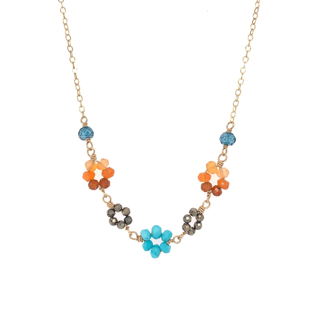 Flower bead necklace Flower bead necklace