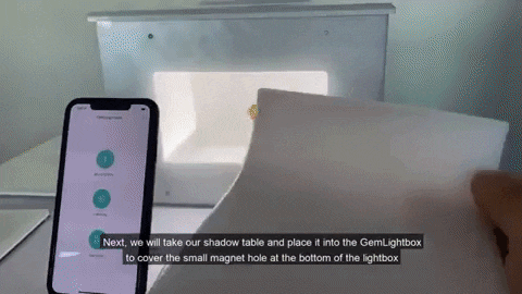how to shoot 360 videos of necklaces using the GemLightbox Aerial