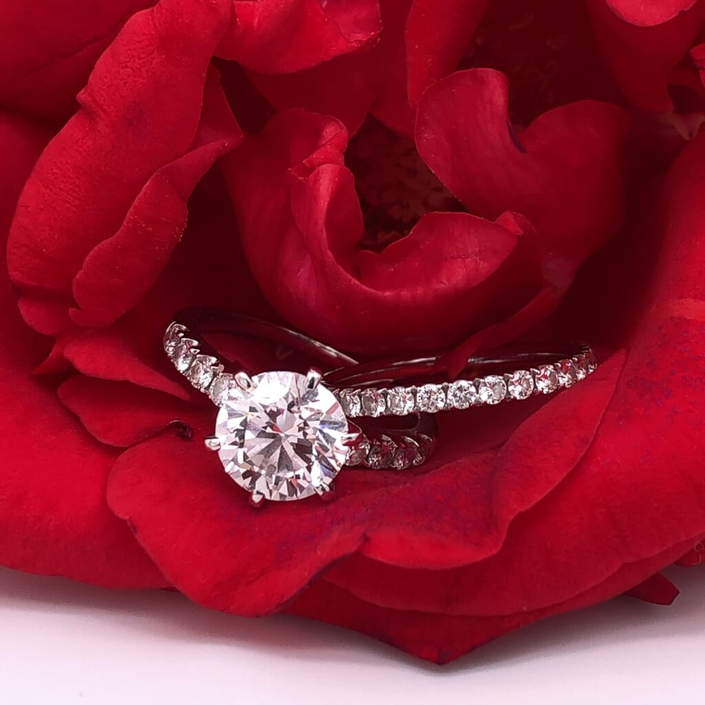 capturing jewelry photo for Mother's Day using the GemLightbox
