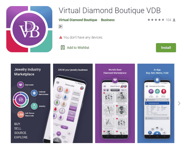VDB Custom App for Jewelry Business